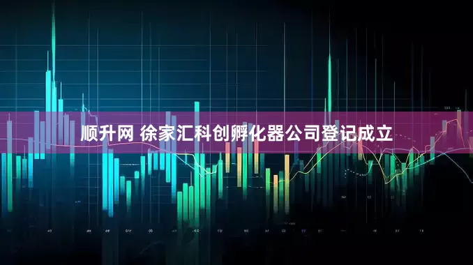 顺升网 徐家汇科创孵化器公司登记成立